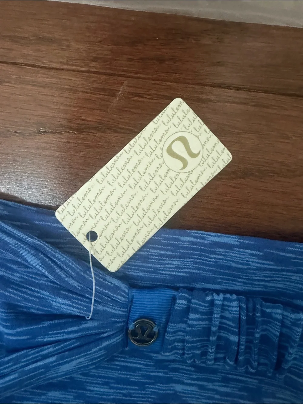 NWT Lululemon bang buster Blue headband NEW